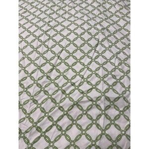 King Split/Flex  Set w/pillowcases, 250 Thread Count 100% Cotton Green Geometric